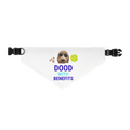 • Funny dog collar bandana
• dog bandana
• Goldendoodle Collar grey
• Gray adjustable dog bandana with funny ‘Doods with benefits’ slogan featuring a doodle dog graphic, pet scarf collar for dogs, cute trendy pet accessory gift.
