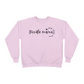 Goldendoodle Dog Mom Sweatshirt | Cozy Doodle Mama Crewneck for Pet Lovers | blk text
