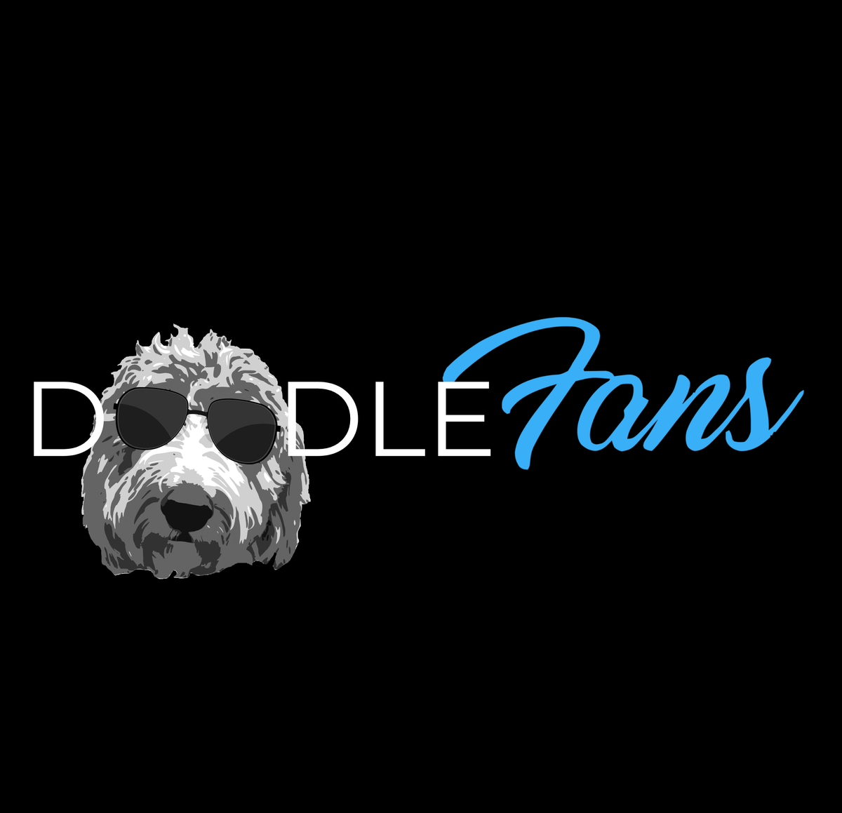DoodleFans UV Sticker | Doodle in Sunglasses Decal | Waterproof Vinyl Sticker for Tumblers, Laptops & Car Windows
