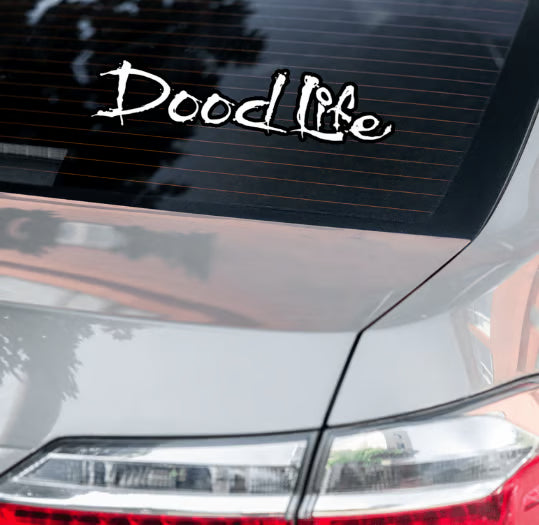 Dood Life UV Sticker | Doodle Dog Decal | Waterproof Vinyl Sticker for Tumblers, Laptops & Car Windows