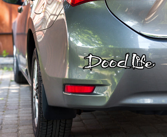 Dood Life UV Sticker | Doodle Dog Decal | Waterproof Vinyl Sticker for Tumblers, Laptops & Car Windows