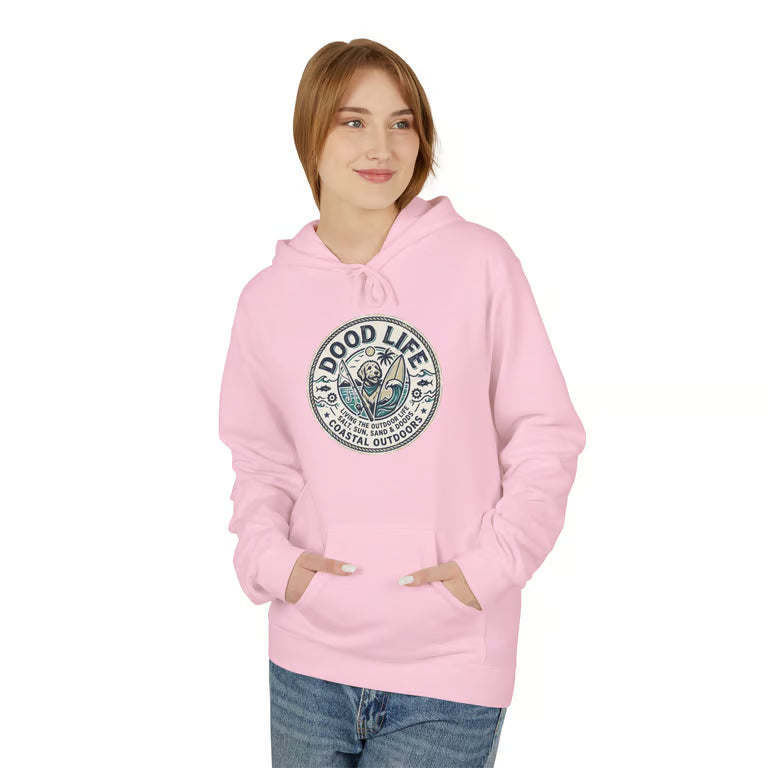 Dood Life Coastal Sweatshirt |Beach Dog Lover hoodie | Dood Life Coastal Outdoor Apparel