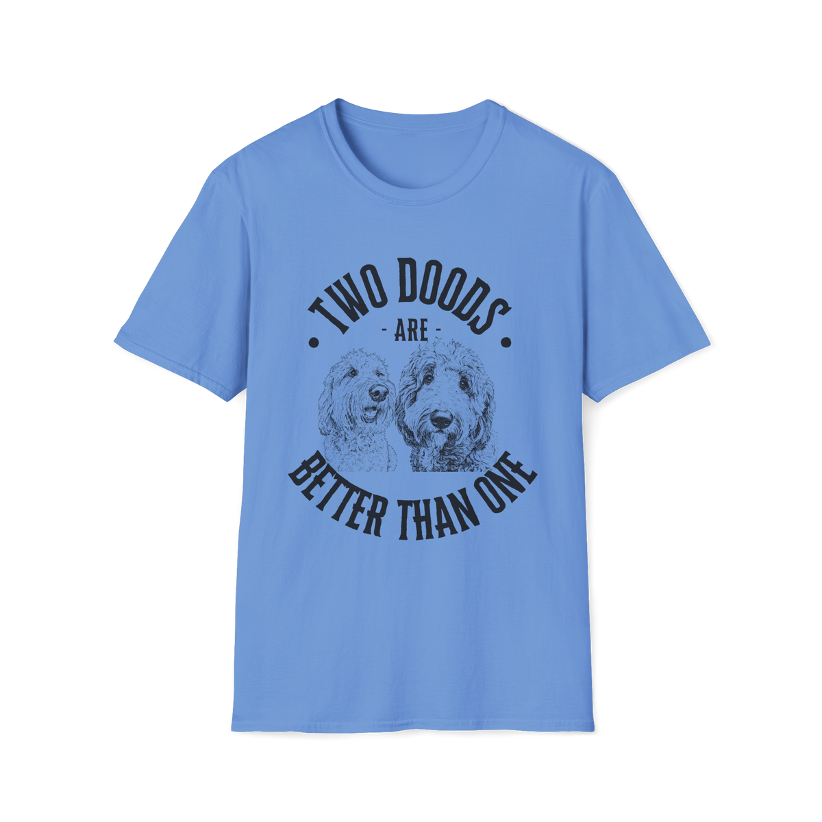 Two Doods Are Better Than One Shirt, Funny Two Dog Mom Tee, Goldendoodle Gift | Multi Dog Household Shirt