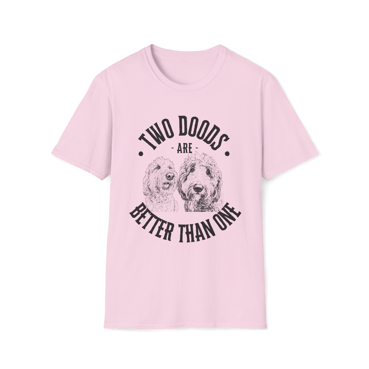 Two Doods Are Better Than One Shirt, Funny Two Dog Mom Tee, Goldendoodle Gift | Multi Dog Household Shirt