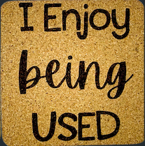 Adults Only Beer Coasters | Funny Innuendo Cork Coasters | Bachelorette, Man Cave & Bar Gift Set
