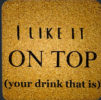 Adults Only Beer Coasters | Funny Innuendo Cork Coasters | Bachelorette, Man Cave & Bar Gift Set