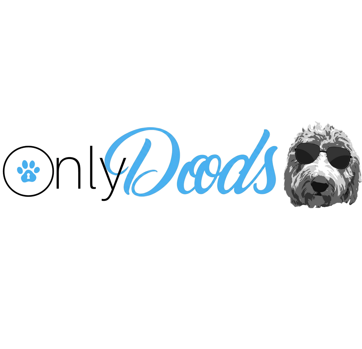 OnlyDoods Sticker | Funny Doodle Sticker | Doodle Decal for Dog Lovers