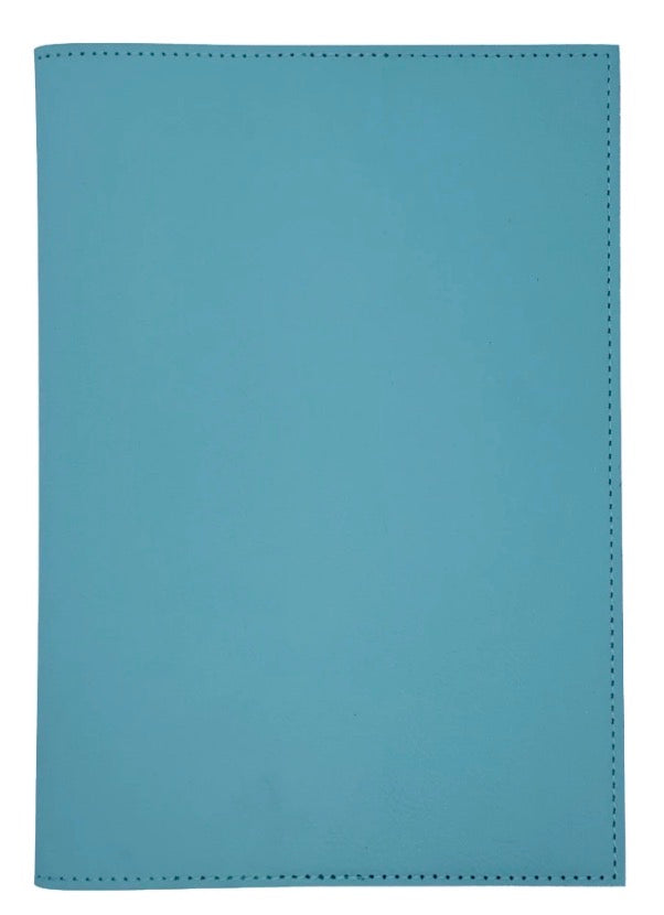 A5  seafoam green refillable leatherette journal with 200-page insert