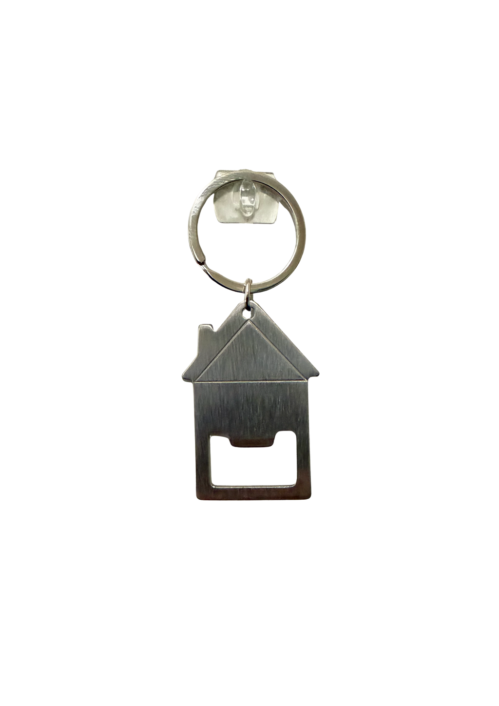 House Bottle Opener Keychain | Personalized Stainless Steel New Home Keychain | Realtor Closing Gift