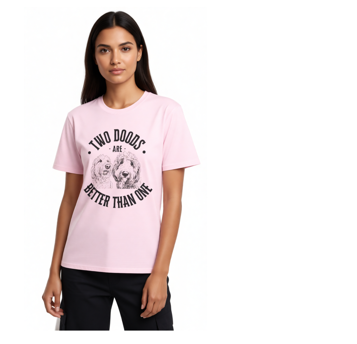 Two Doods Are Better Than One Shirt, Funny Two Dog Mom Tee, Goldendoodle Gift | Multi Dog Household Shirt