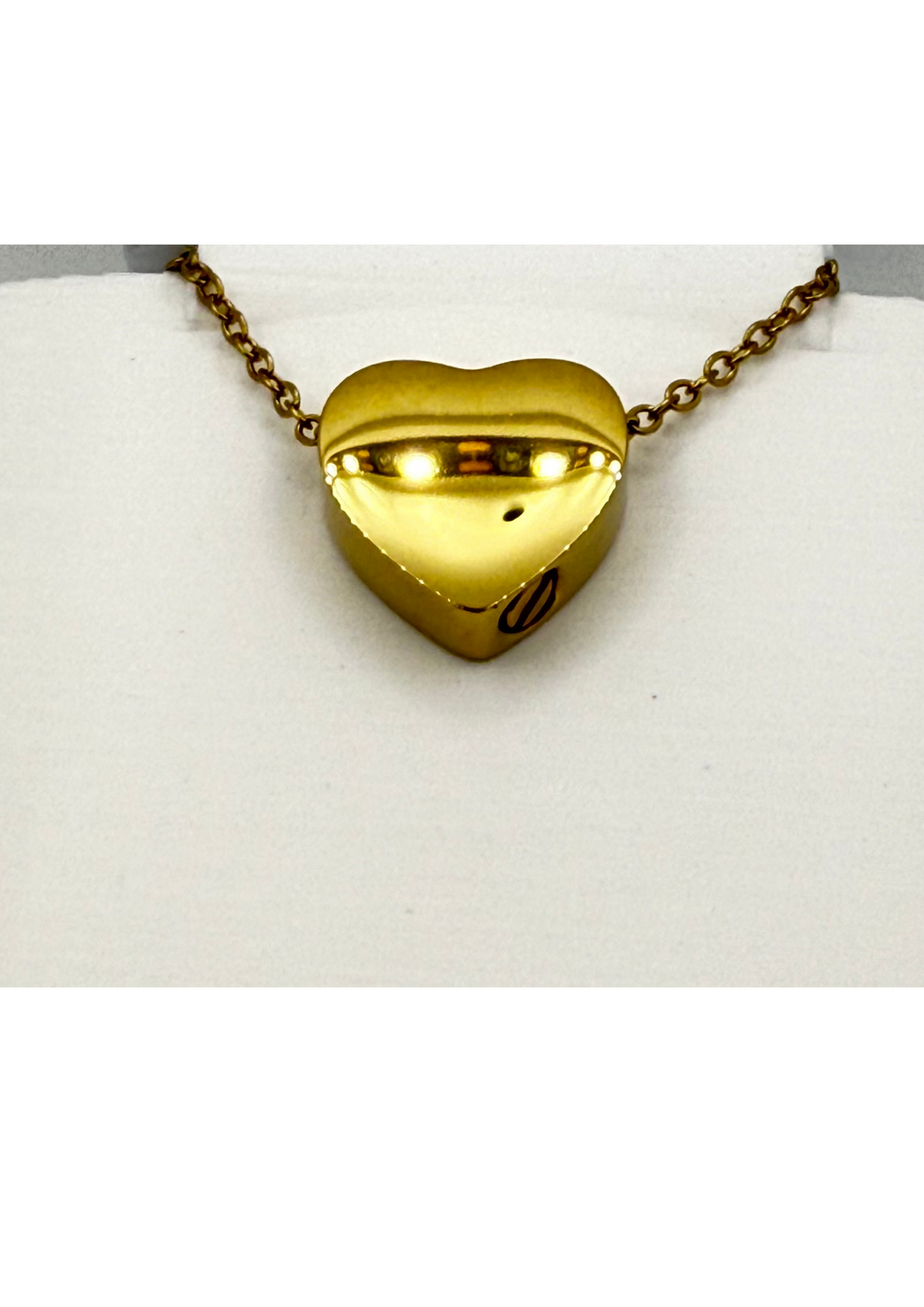 Heart Urn Memorial Necklace | Cremation Ashes Keepsake Pendant | Stainless Steel, Silver, Gold, or Rose Gold