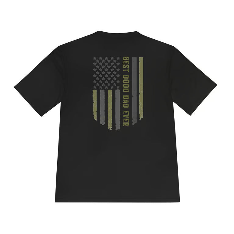 ● Best dood dad ever shirt with distressed American flag design
● Funny patriotic dog dad tee featuring vintage USA artwork
● Casual puppy lover apparel for proud dood dads and pet owners
● Rustic American flag dog lover shirt with playful typography
● Comfortable patriotic pet dad t-shirt with vintage distressed style
