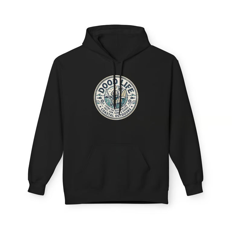 Dood Life Coastal Sweatshirt |Beach Dog Lover hoodie | Dood Life Coastal Outdoor Apparel