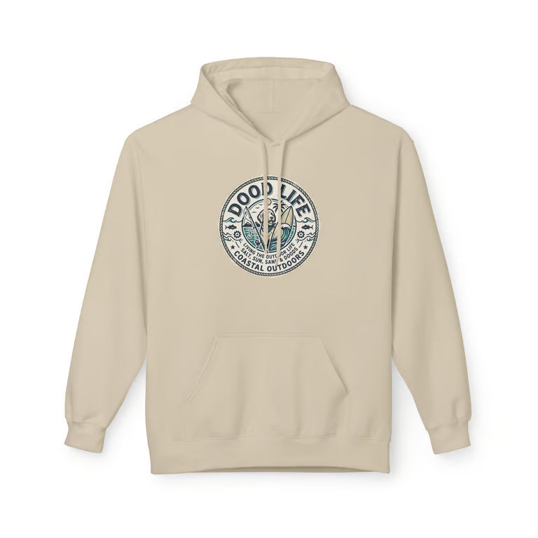 Dood Life Coastal Sweatshirt |Beach Dog Lover hoodie | Dood Life Coastal Outdoor Apparel