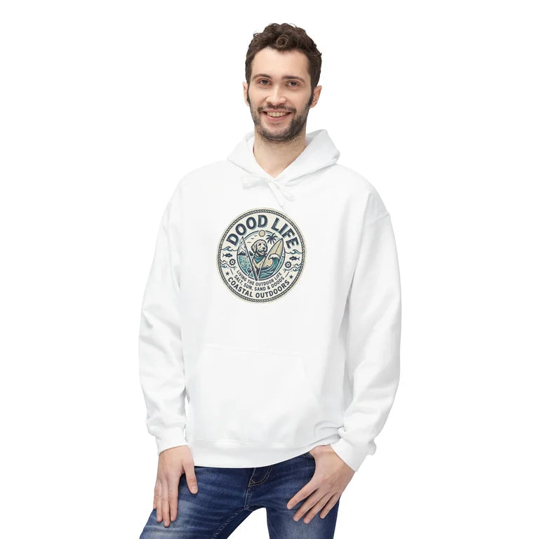 Dood Life Coastal Sweatshirt |Beach Dog Lover hoodie | Dood Life Coastal Outdoor Apparel