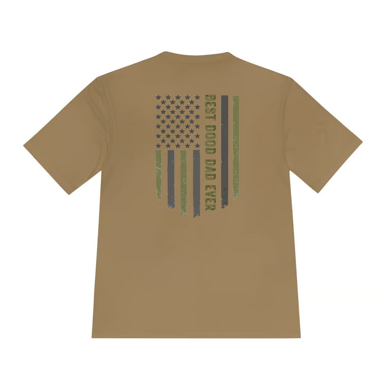 Funny Patriotic Dog Dad Shirt | Best Dood Dad Ever Tee | Distressed American Flag Puppy Lover Apparel