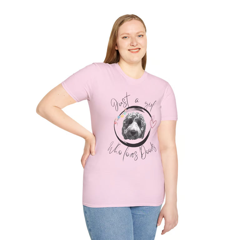 Just A Girl Who Loves Doods Shirt | Goldendoodle Mom Tee | Doodle Dog Girl Gift