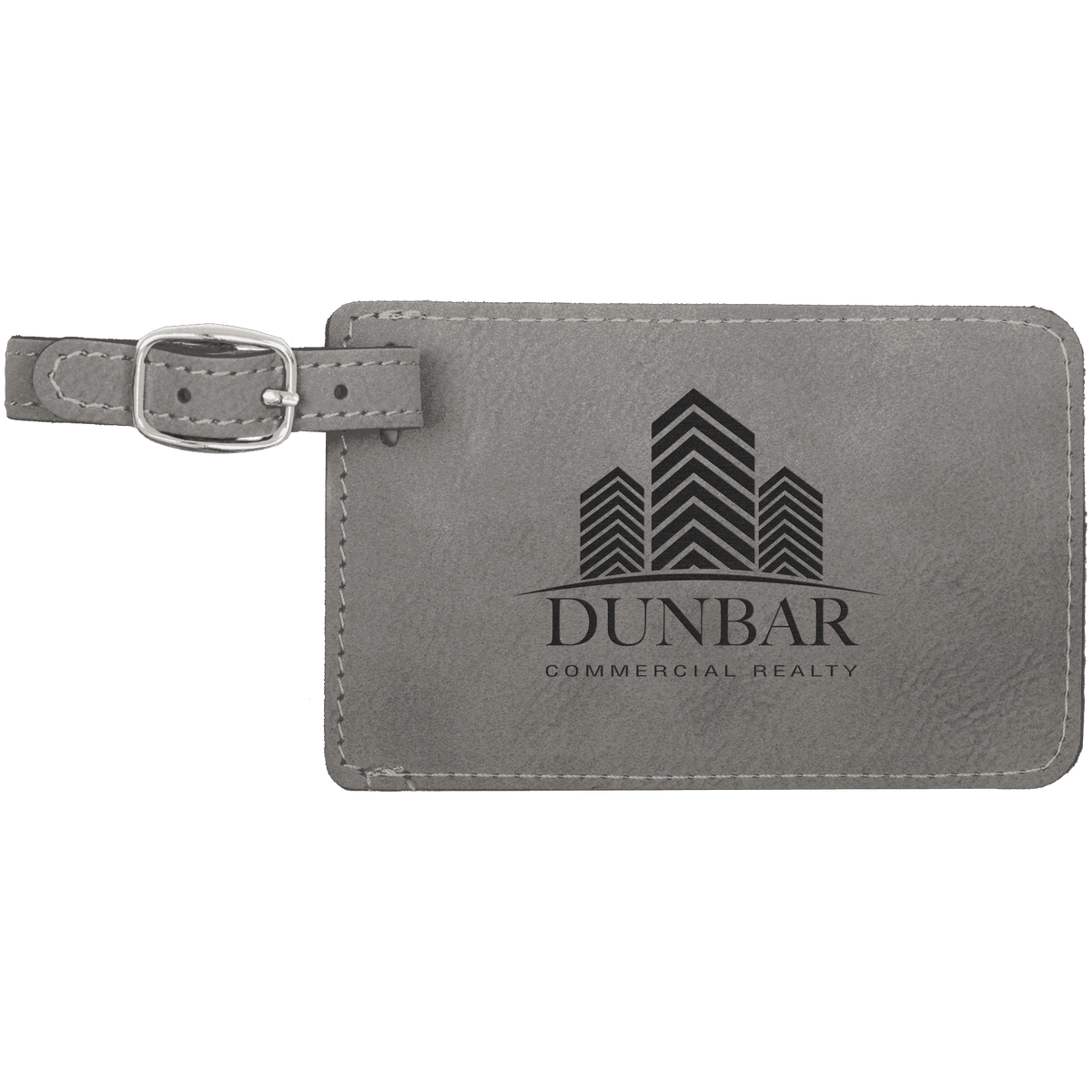 Personalized Leatherette Luggage Tag, Custom Engraved Monogram, Name or Logo Travel Tag