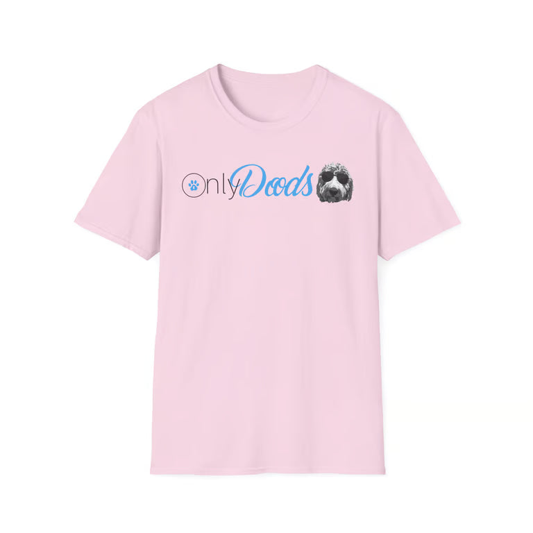 OnlyDoods Shirt | Funny Goldendoodle Parody Tee | Cute Dog Tee for Doodle Lovers | Black