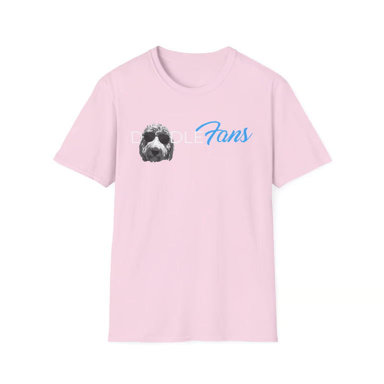 DoodleFans Shirt | Funny Goldendoodle Parody Tee | Cute Dog Tee for Doodle Lovers | white text