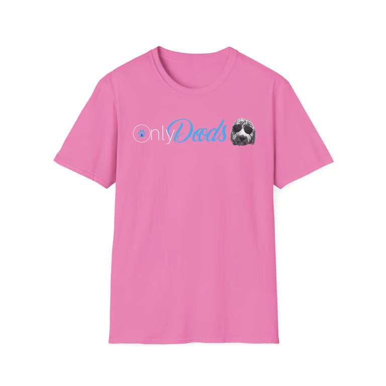 OnlyDoods Shirt | Funny Goldendoodle Parody Tee | Cute Dog Tee for Doodle Lovers | white text