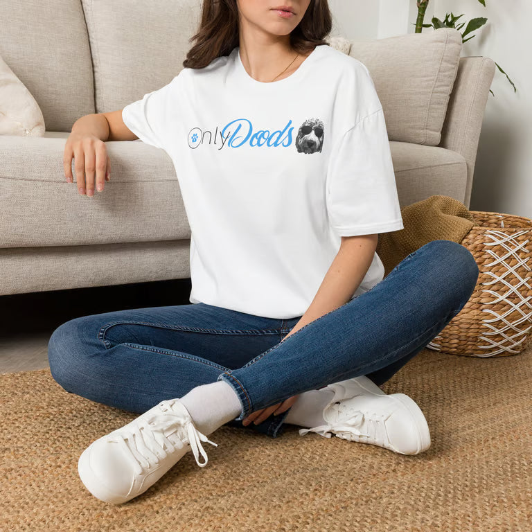 OnlyDoods Shirt | Funny Goldendoodle Parody Tee | Cute Dog Tee for Doodle Lovers | Black