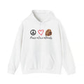 Cute Peace Love Doodles Sweatshirt | Dog Mom Hoodie | Goldendoodle Lover Apparel