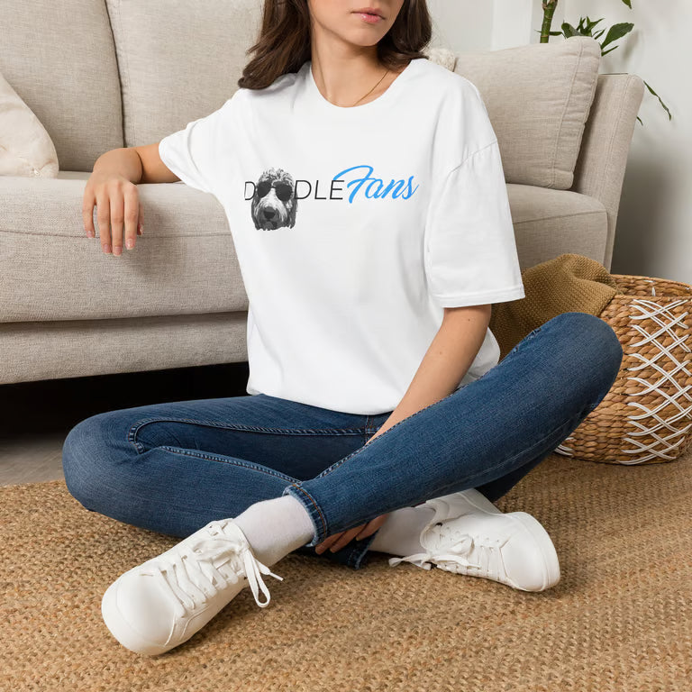 DoodleFans Shirt | Funny Goldendoodle Parody Tee | Cute Dog Tee for Doodle Lovers | Blk text